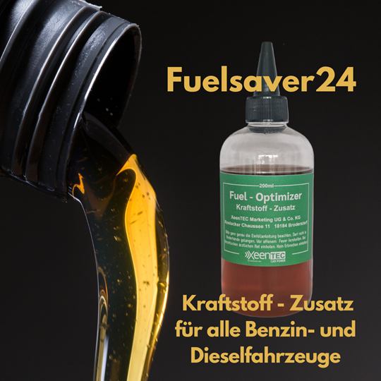Fuelsaver24 -- 200ml für 10 Tankfüllungen